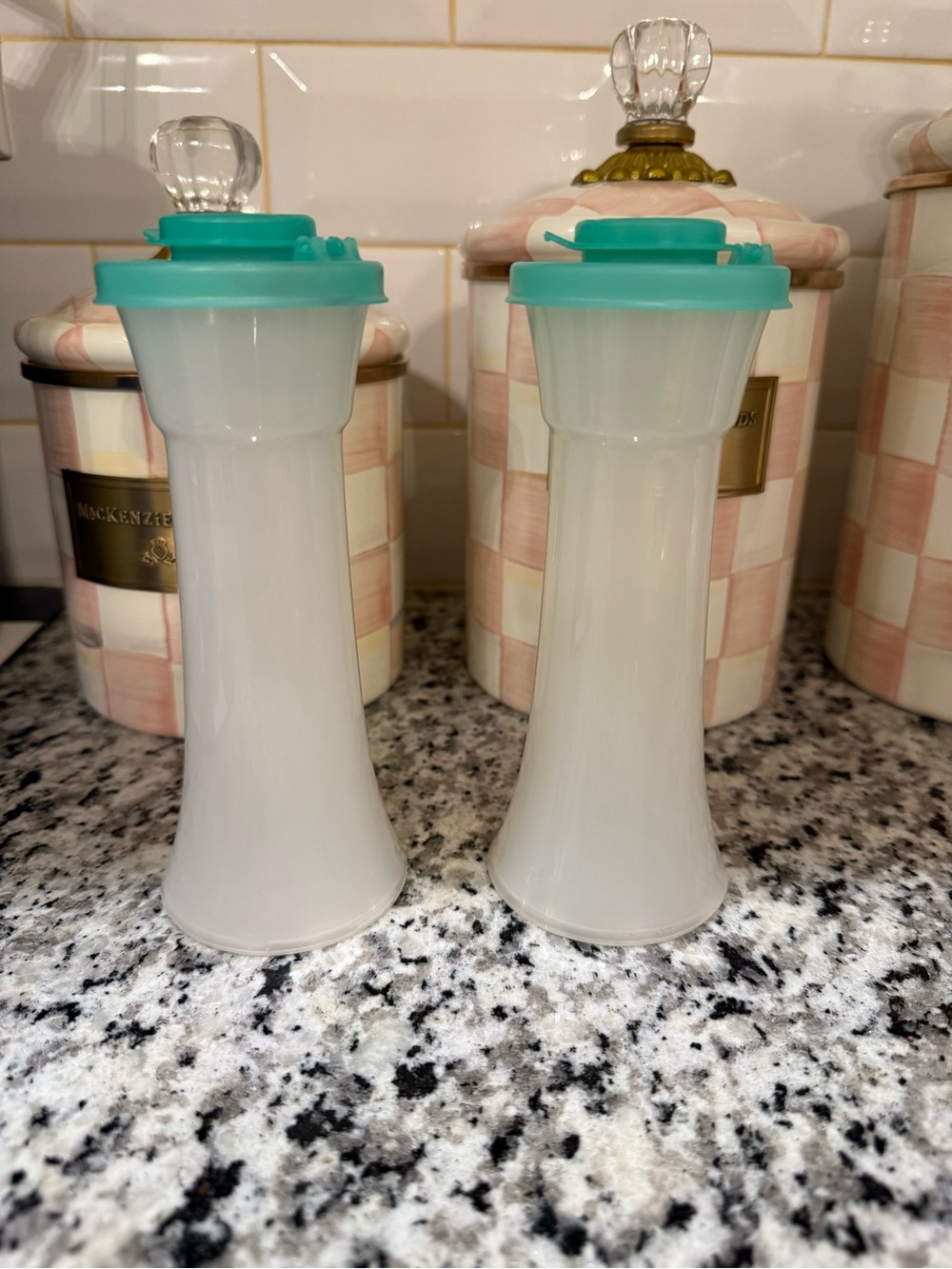Tupperware Salt and Pepper Shakers